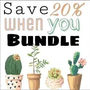 Bundle's 20% off!!! 🌵🌵🌵